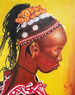 #16. Meditation 11x14 inch acrylic on canvas panel Original SOLD $80.00